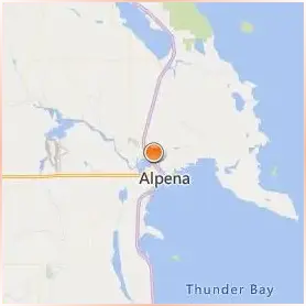Alpena Community College Location Map Alpena Community College Location Map