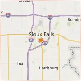 Augustana University Location Map