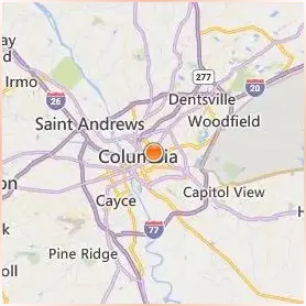 Benedict College Location Map