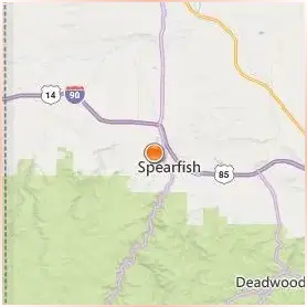 Black Hills State University Location Map Black Hills State University Location Map