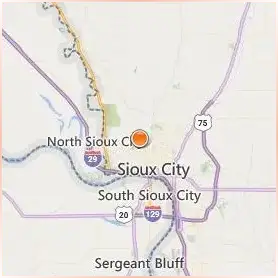 Briar Cliff University Location Map