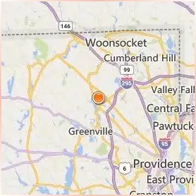 Bryant University Location Map