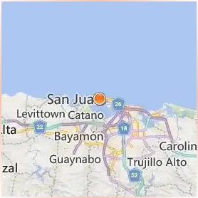 Center for Advanced Studies On Puerto Rico and the Caribbean Location Map Center for Advanced Studies On Puerto Rico and the Caribbean Location Map