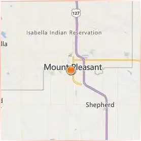 Central Michigan University Location Map Central Michigan University Location Map