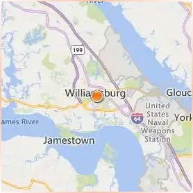 College of William and Mary Location Map College of William and Mary Location Map