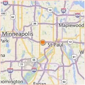 Concordia University Saint Paul Location Map