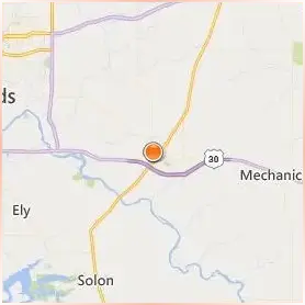 Cornell College Location Map