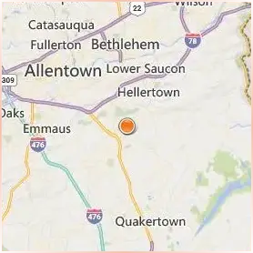DeSales University Location Map DeSales University Location Map