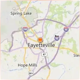 Fayetteville State University Location Map