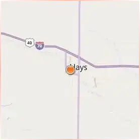 Fort Hays State University Location Map