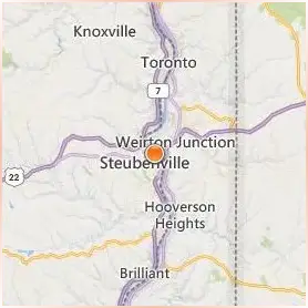 Franciscan University of Steubenville Location Map Franciscan University of Steubenville Location Map
