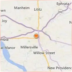 Franklin and Marshall College Location Map