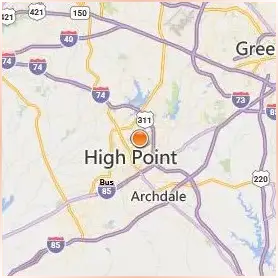 High Point University Location Map High Point University Location Map