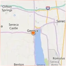 Hobart William Smith Colleges Location Map