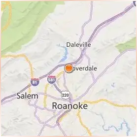 Hollins University Location Map Hollins University Location Map