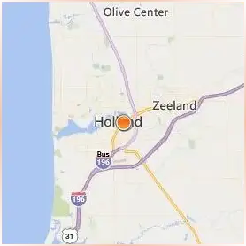 Hope College Location Map Hope College Location Map