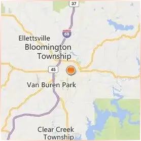Indiana University Bloomington Location Map Indiana University Bloomington Location Map