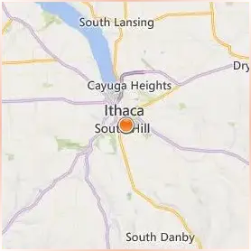 Ithaca College Location Map Ithaca College Location Map