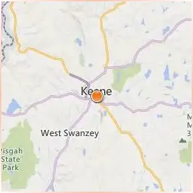 Keene State College Location Map Keene State College Location Map