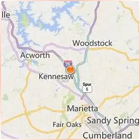 Kennesaw State University Location Map Kennesaw State University Location Map