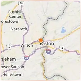 Lafayette College Location Map Lafayette College Location Map