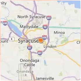 Le Moyne College Location Map