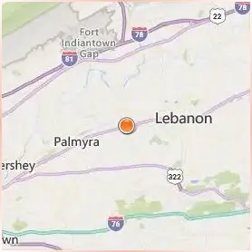Lebanon Valley College Location Map Lebanon Valley College Location Map