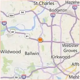 Maryville University of Saint Louis Location Map Maryville University of Saint Louis Location Map