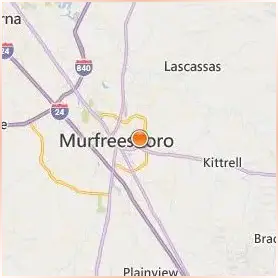 Middle Tennessee State University Location Map Middle Tennessee State University Location Map
