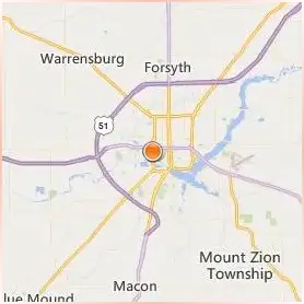 Millikin University Location Map Millikin University Location Map