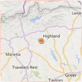 North Greenville University Location Map