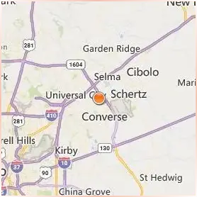 Northeast Lakeview College Location Map