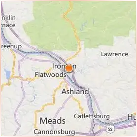 Ohio University Southern Location Map Ohio University Southern Location Map
