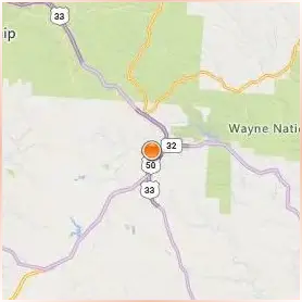 Ohio University Location Map Ohio University Location Map