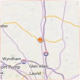 Randolph Macon College Location Map