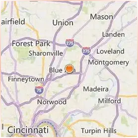 University of Cincinnati Blue Ash College Location Map
