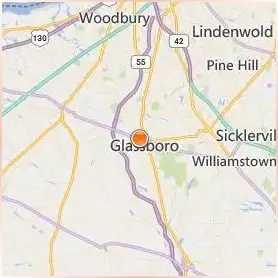 Rowan University Location Map