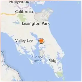 St. Mary's College of Maryland Location Map St. Mary's College of Maryland Location Map