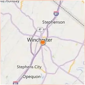 Shenandoah University Location Map