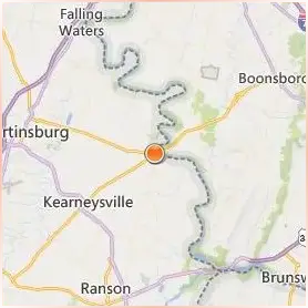 Shepherd University Location Map