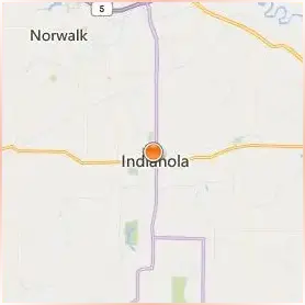 Simpson College Location Map