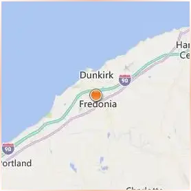 SUNY at Fredonia Location Map