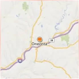 SUNY Oneonta Location Map SUNY Oneonta Location Map