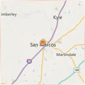 Texas State University Location Map Texas State University Location Map