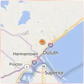 The College of Saint Scholastica Location Map