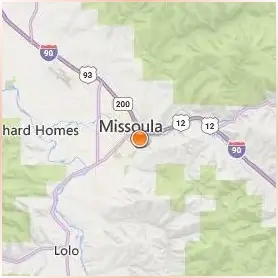 The University of Montana Location Map The University of Montana Location Map