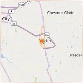 The University of Tennessee Martin Location Map The University of Tennessee Martin Location Map