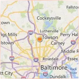Towson University Location Map Towson University Location Map