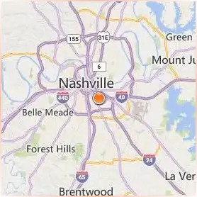 Trevecca Nazarene University Location Map