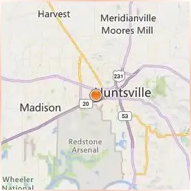 University of Alabama in Huntsville Location Map University of Alabama in Huntsville Location Map